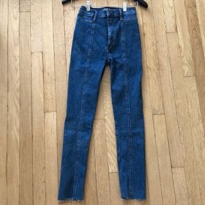 Abercrombie & Fitch High Rise Ankle Jeans